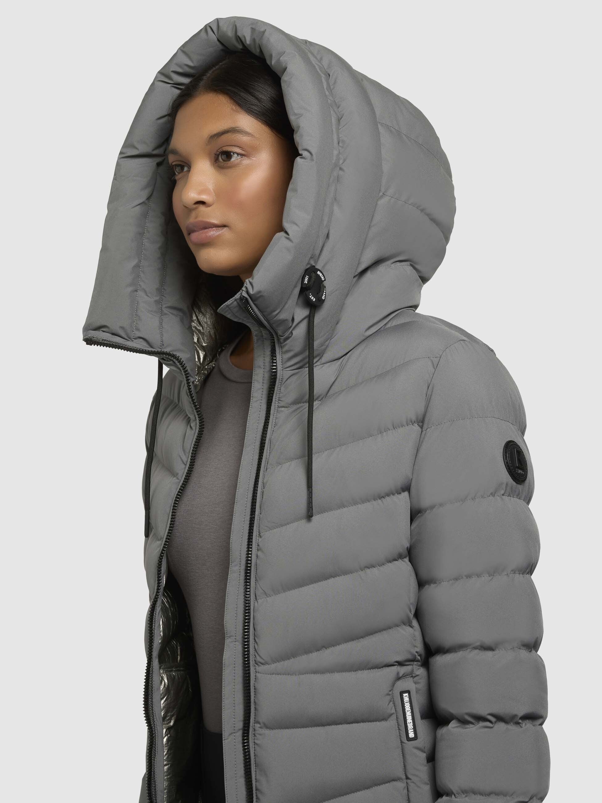 khujo-tuhani4-damen-steppjacke-grau-superleicht-mit-kapuze image 7