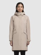 khujo-mantel-yeal-beige-kurzmantel-damen-slim-fit image 4