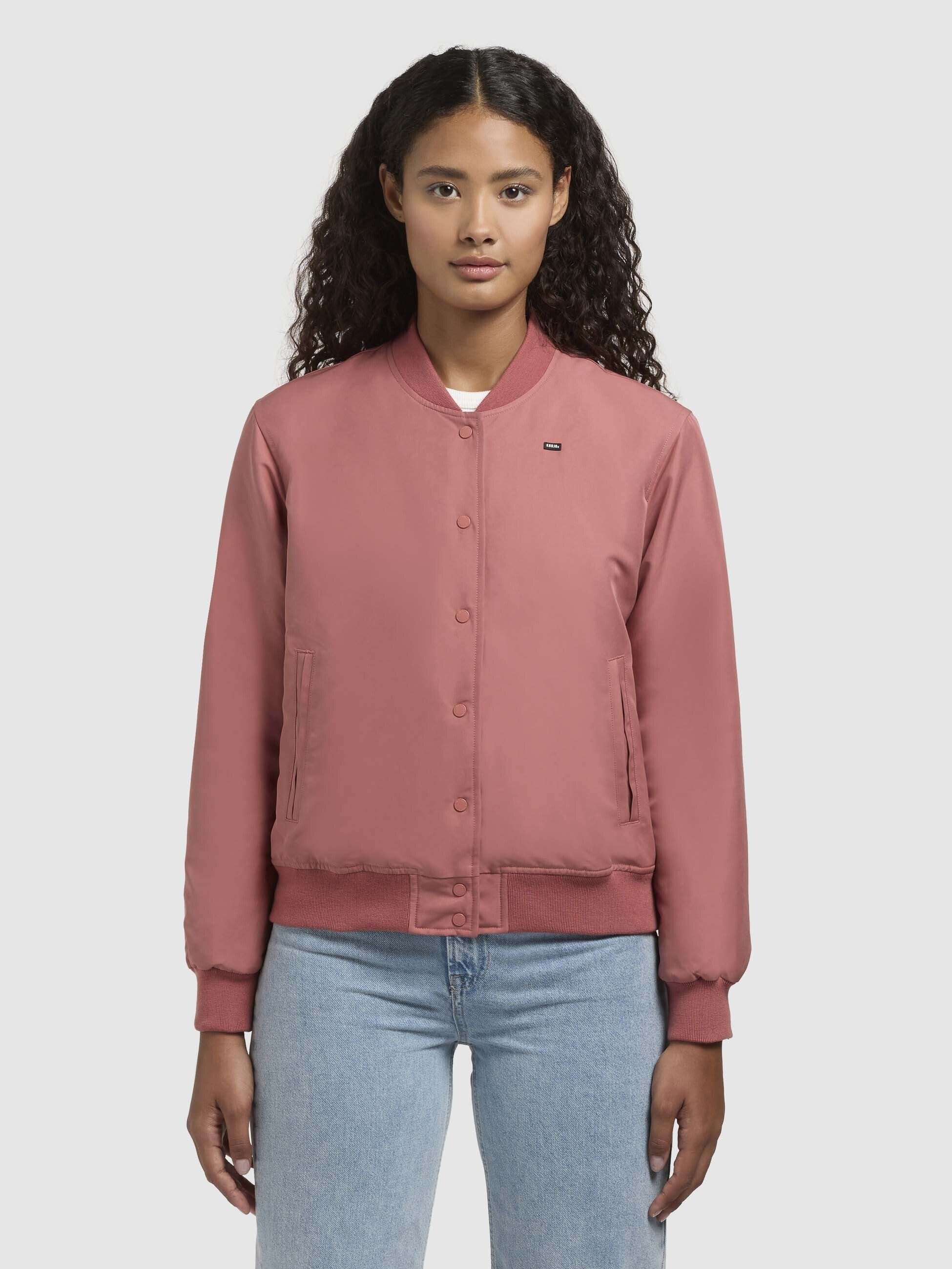 khujo-crystal-bomberjacke-rostrot-h-ftlange-college-jacke image 4