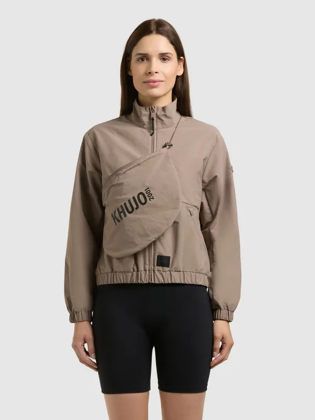 khujo-jacke-leitzi-with-bag-latte-brown-damen-blouson image 1