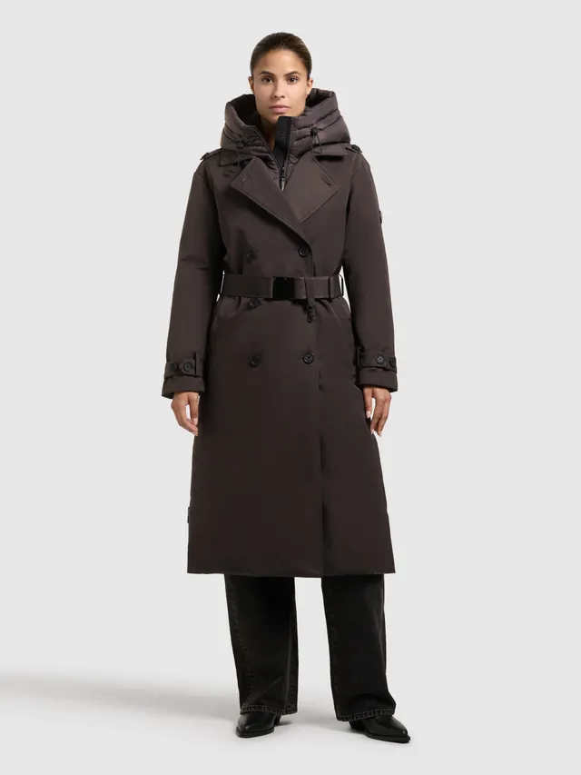 khujo-mantel-elena2-damen-wintermantel-moody-plum-mit-g-rtel image 1