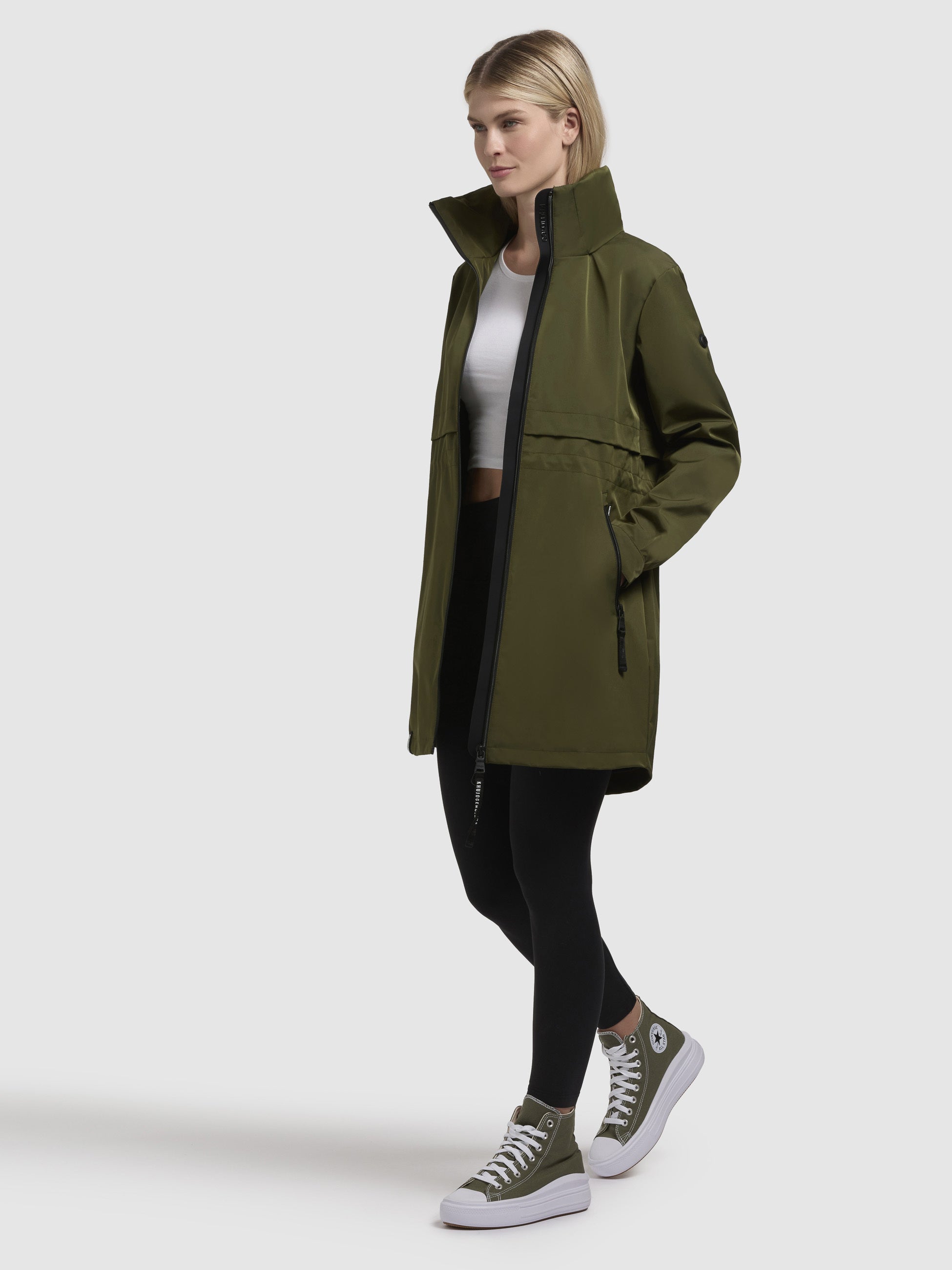 khujo-mantel-narin-olivgr-n-sommerparka-regular-fit-damen image 2