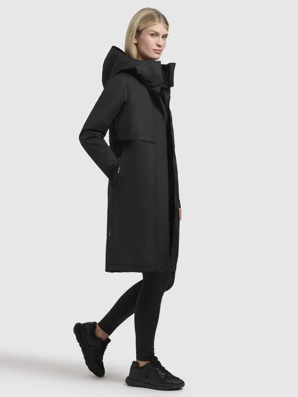 khujo-mantel-talvi-damen-kurzmantel-slim-fit-schwarz image 1