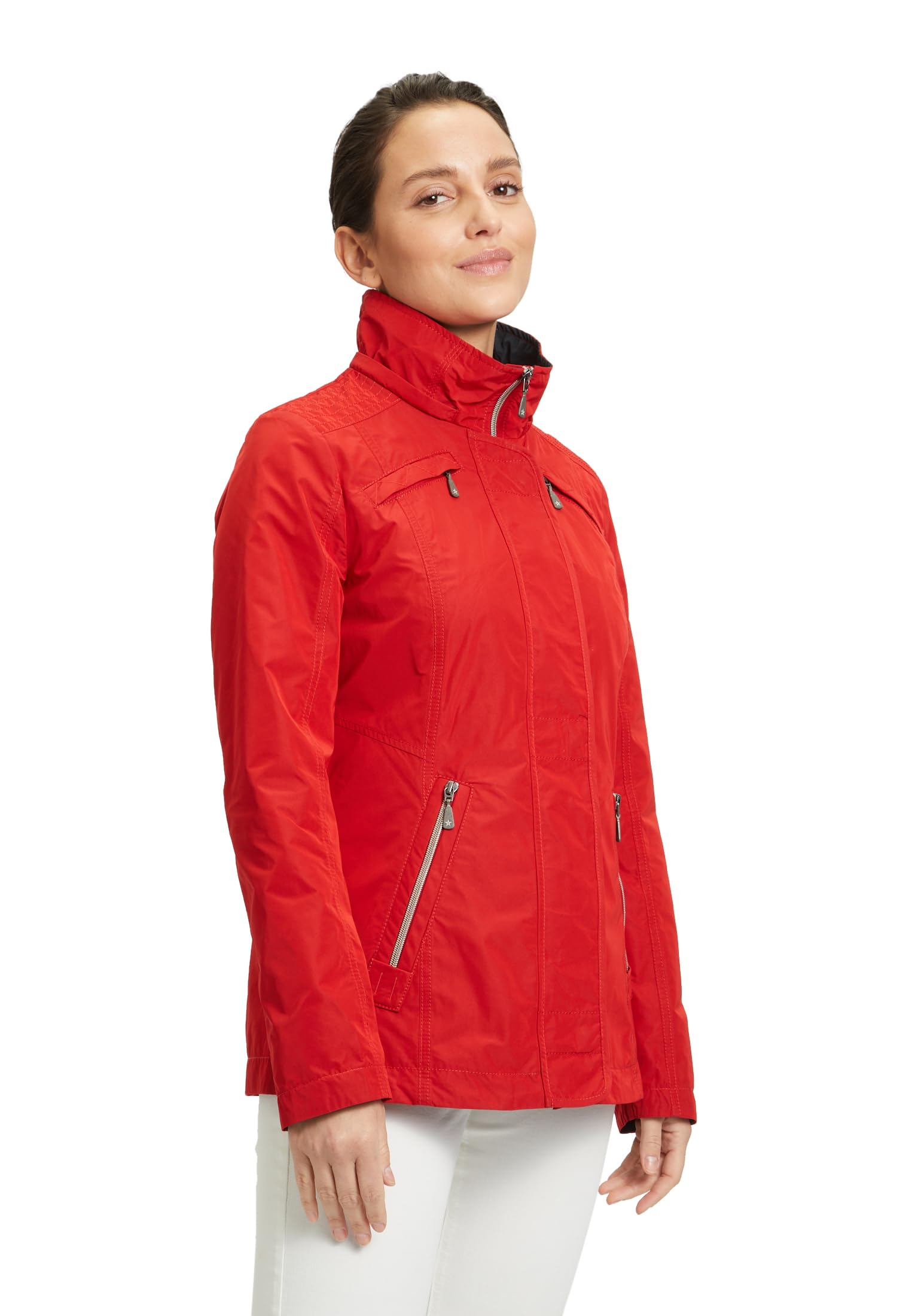 gil-bret-dublin-damen-sommerjacke-rosa-mit-karofutter-steppdetails image 8