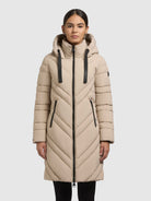 khujo-taby-steppmantel-macaroon-beige-damen-kurzmantel-mit-kapuze image 4