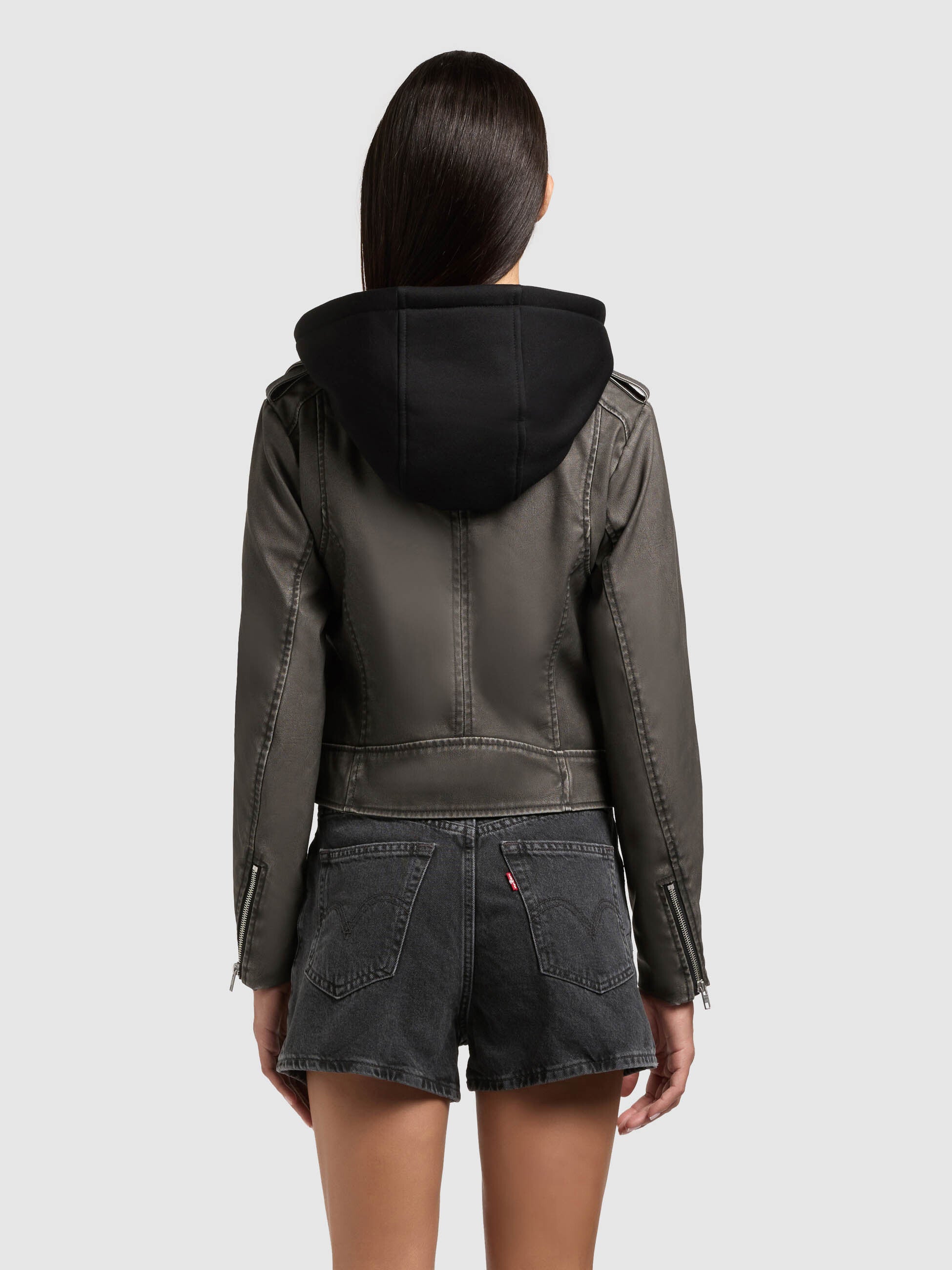 khujo-jacke-yael-2in1-vintage-black-damen-bikerjacke-kunstleder-mit-einsatz image 3