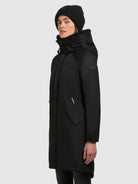 khujo-coat-semie2-black-leicht-wattierter-kurzmantel image 5