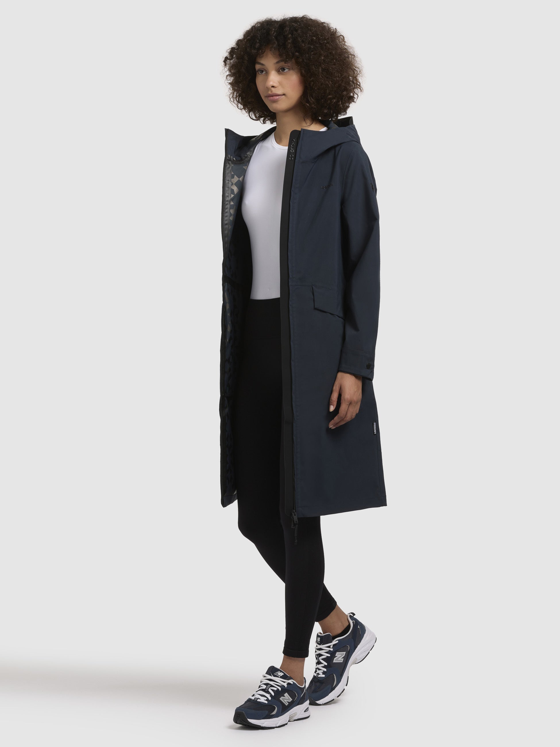 khujo-mantel-femke-dunkelblau-slim-fit-regenmantel-mit-versiegelten-n-hten image 2