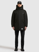 khujo-parka-nate-black-damen-parka-loose-fit-schwarz image 2