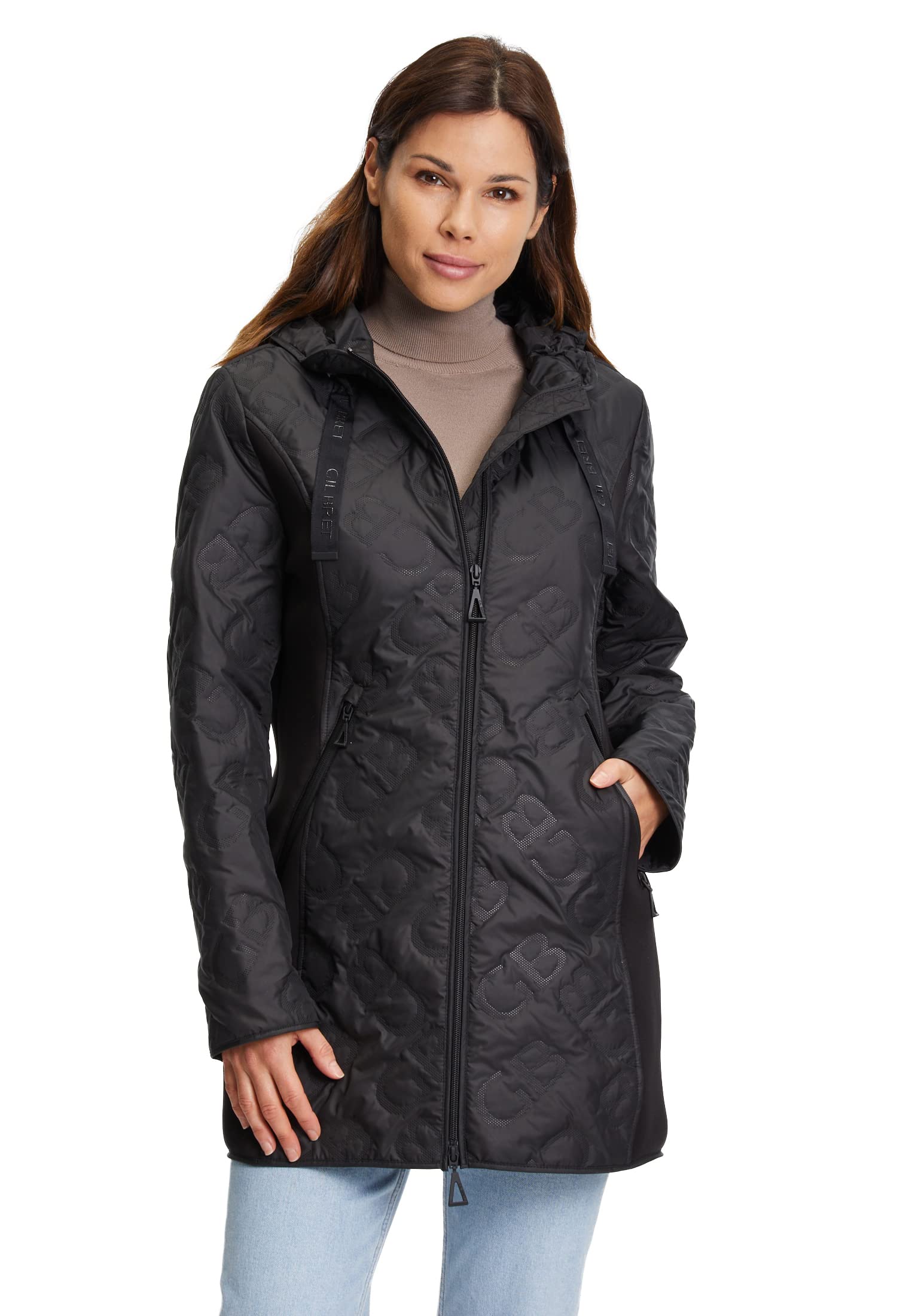 gil-bret-damen-jacke-9122-5230-stepp-jacke-im-scuba-materialmix-mit-pr-gemuster image 1