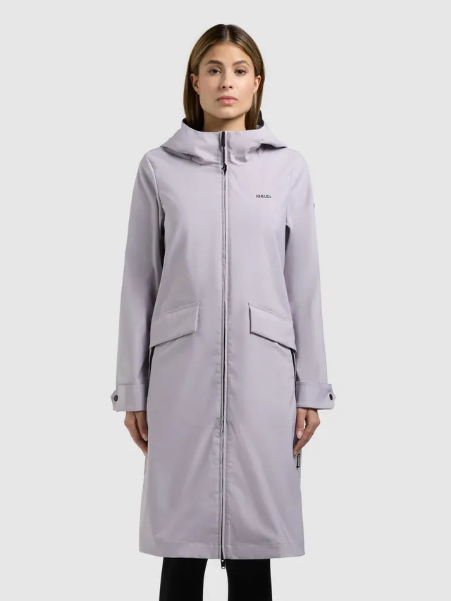 khujo-jacke-femke2-summer-lilac-damen-parka-slim-fit-regenfest image 1