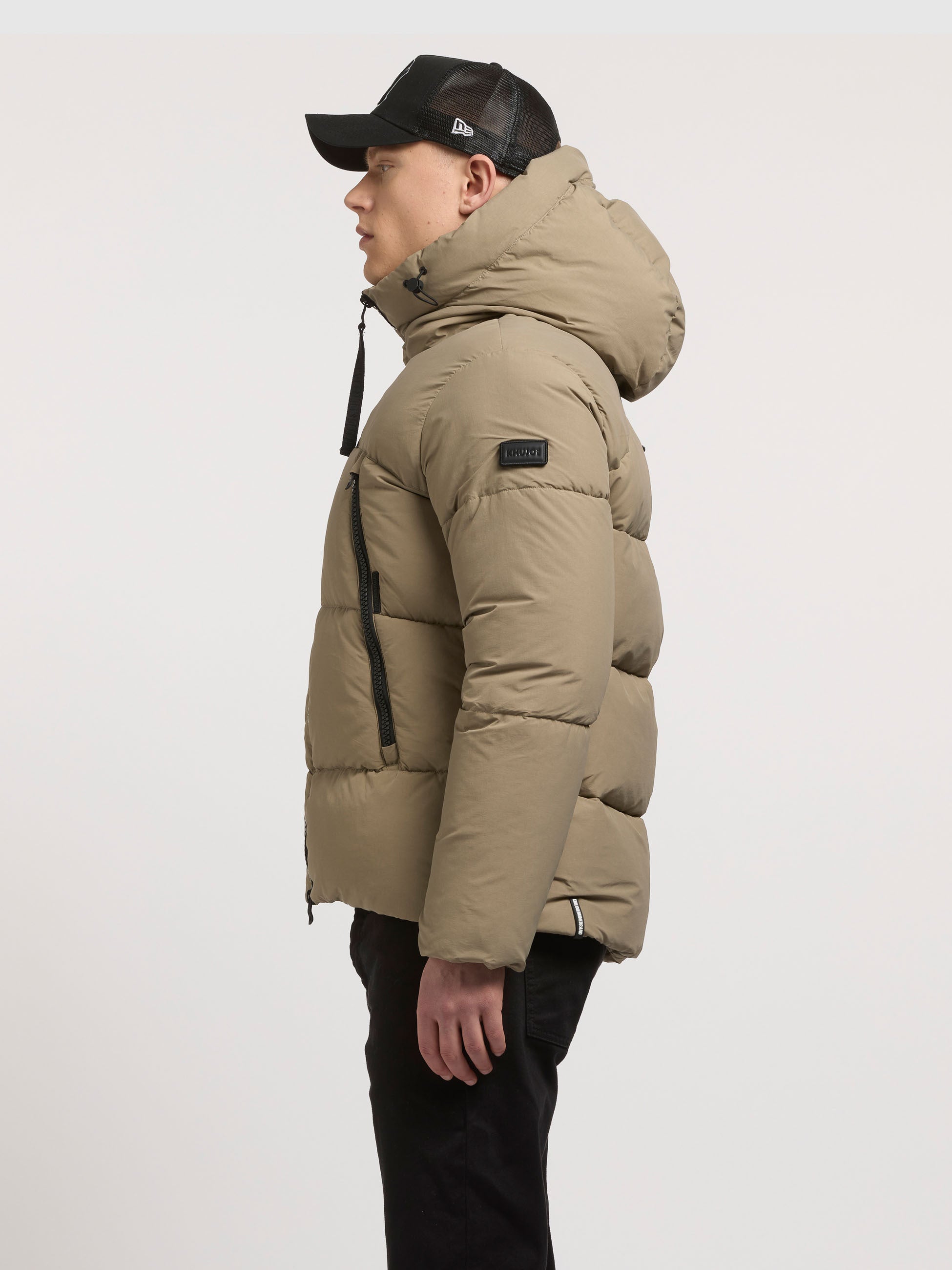 khujo-gaston-lichen-beige-herren-steppjacke-regular-fit-mit-kapuze image 5