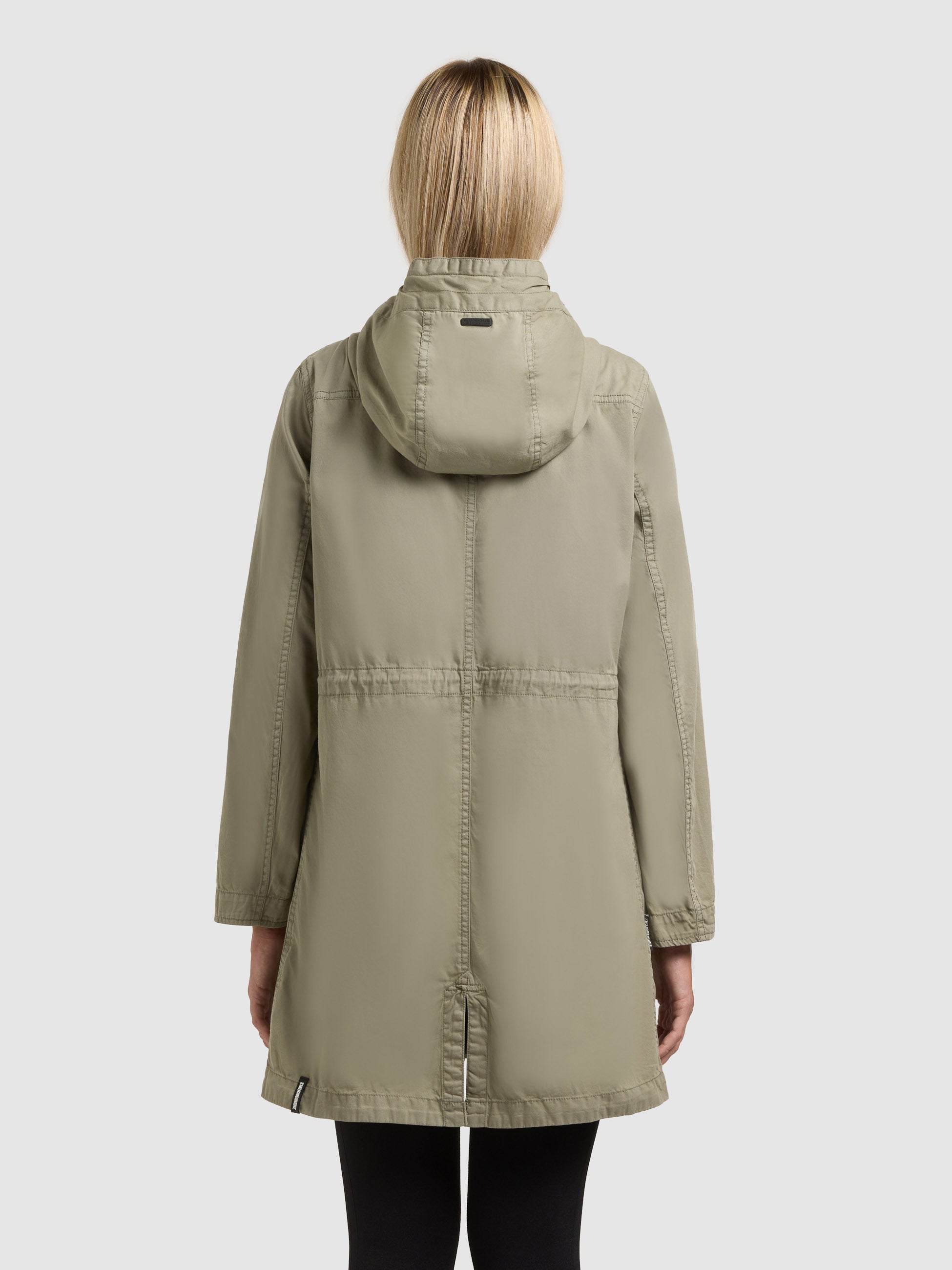 khujo-mantel-nika-reet-green-parka-damen-regular-fit-baumwoll-twill image 3