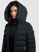 khujo-coat-nekar2-port-blue-kurzer-damen-steppmantel-mit-kapuze image 7
