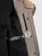 khujo-coat-eviel-damen-steppmantel-gray-beige-relaxed-fit image 8