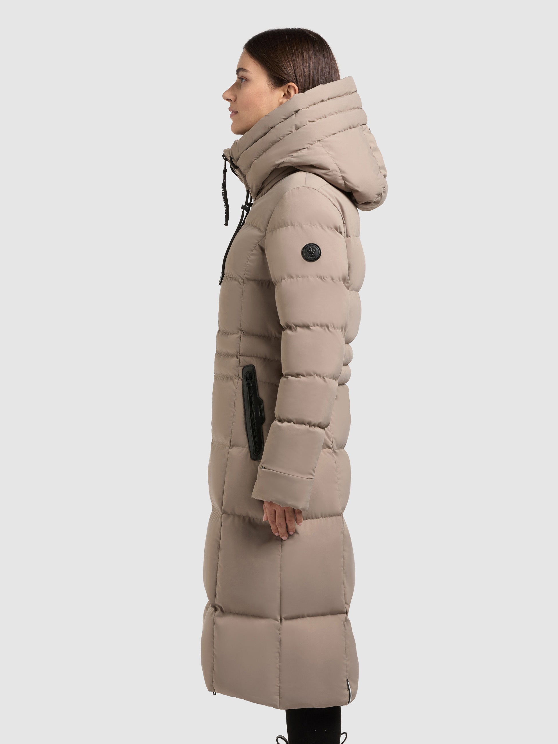 khujo-mantel-enakh-greige-damen-steppmantel-slim-fit-knielang image 5