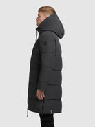 khujo-mantel-lear-obrage-grey-damen-steppmantel-loose-fit image 5