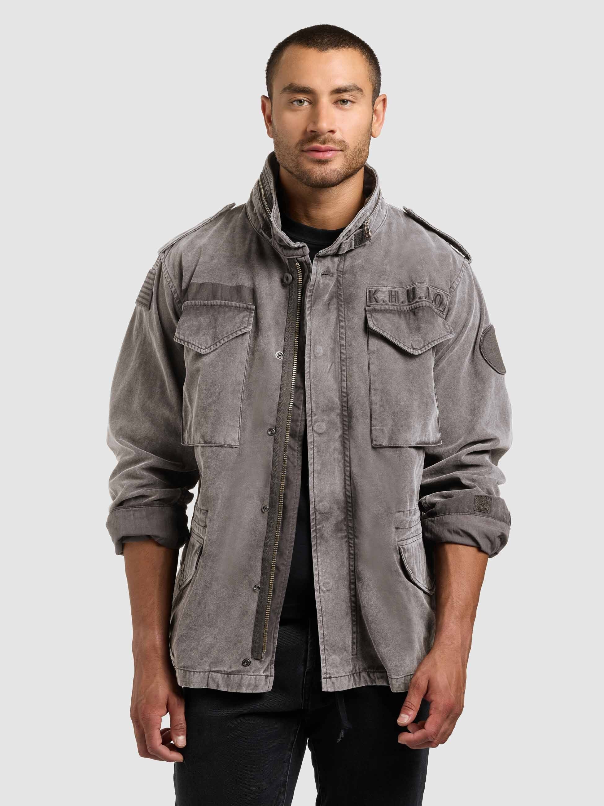 khujo-gene-slate-grey-fieldjacke-damen-regular-fit-mit-kapuze image 6