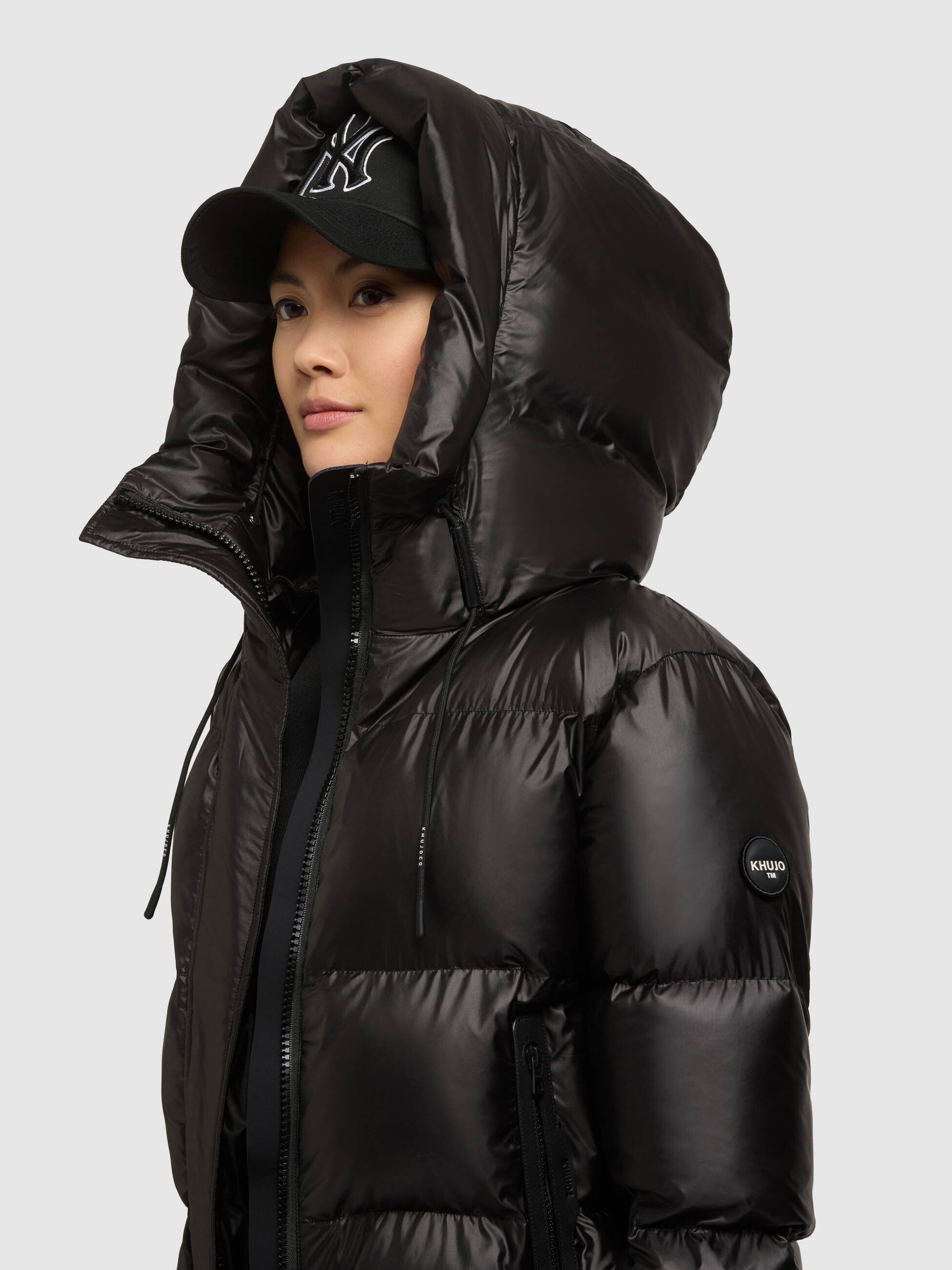 khujo-enits-shiny-damen-steppjacke-black-gl-nzend image 7