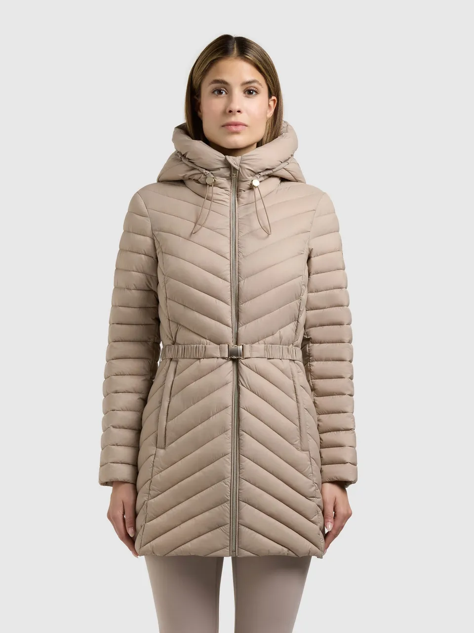 khujo-sola-steppjacke-latte-beige-damen-slim-fit image 1