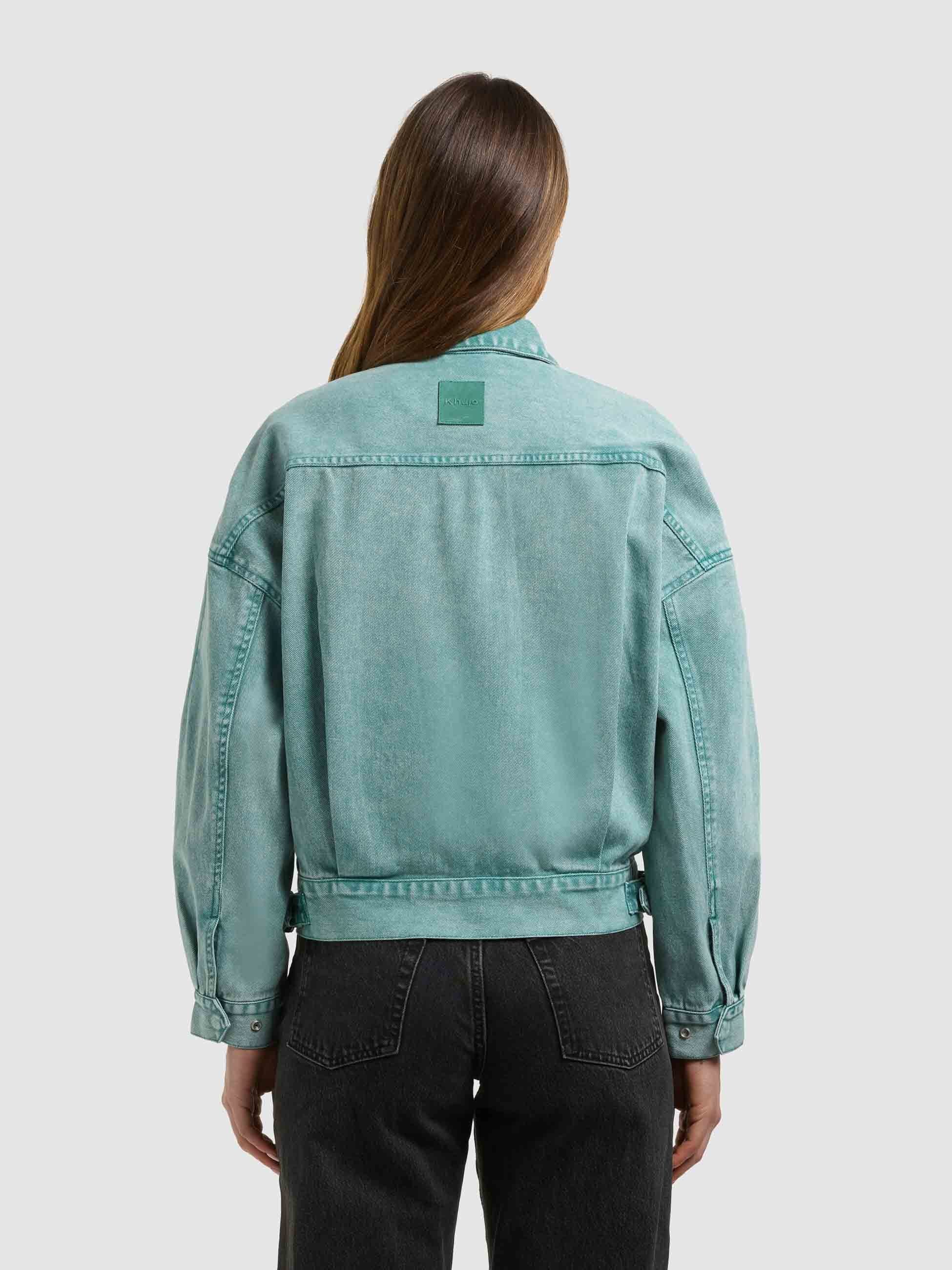 khujo-jacke-nelina-teal-damen-jeansjacke-aus-baumwoll-denim image 3