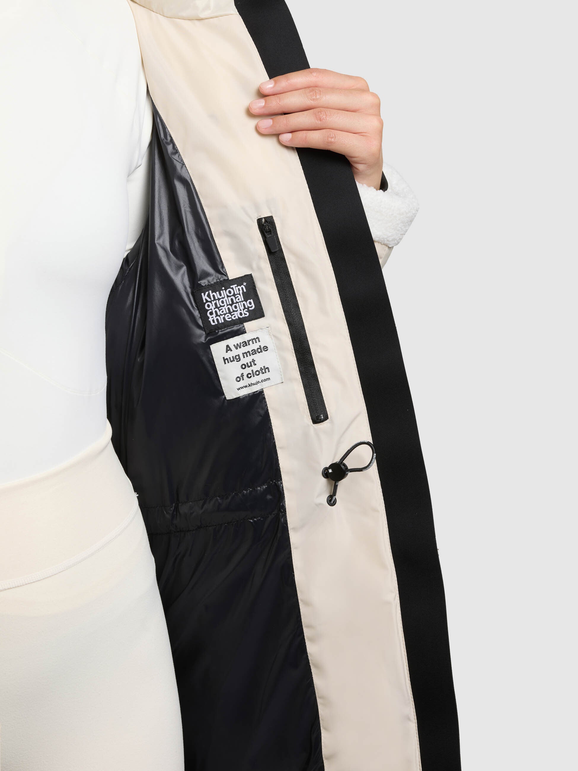 khujo-desna2-damen-steppmantel-cotton-cream-2 image 8