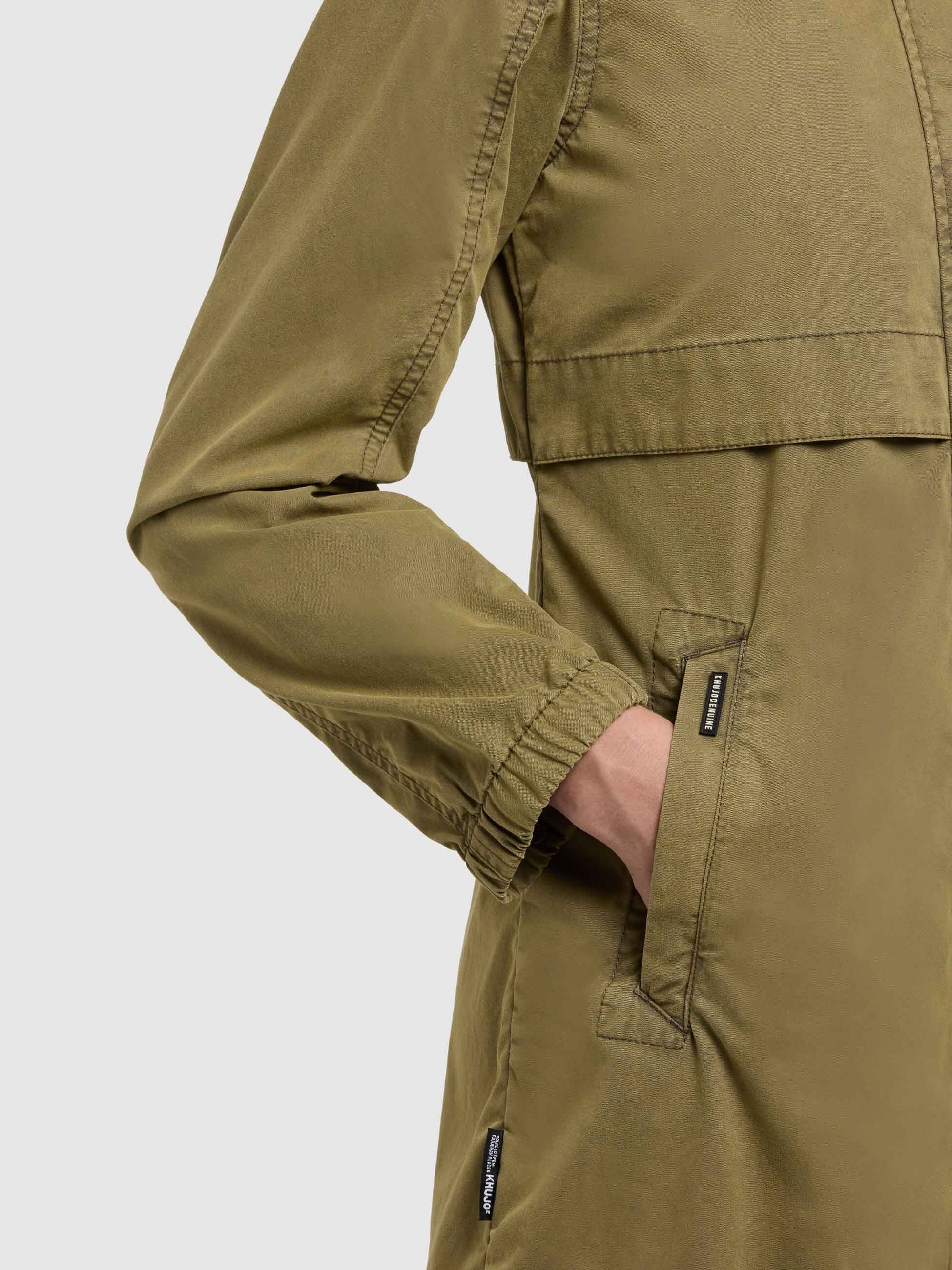 khujo-jacke-brava-damen-kapuzenjacke-in-turtle-green-slim-fit image 8