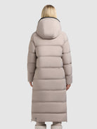 khujo-coat-larea3-damen-steppmantel-dusty-rose-wadenlang image 3