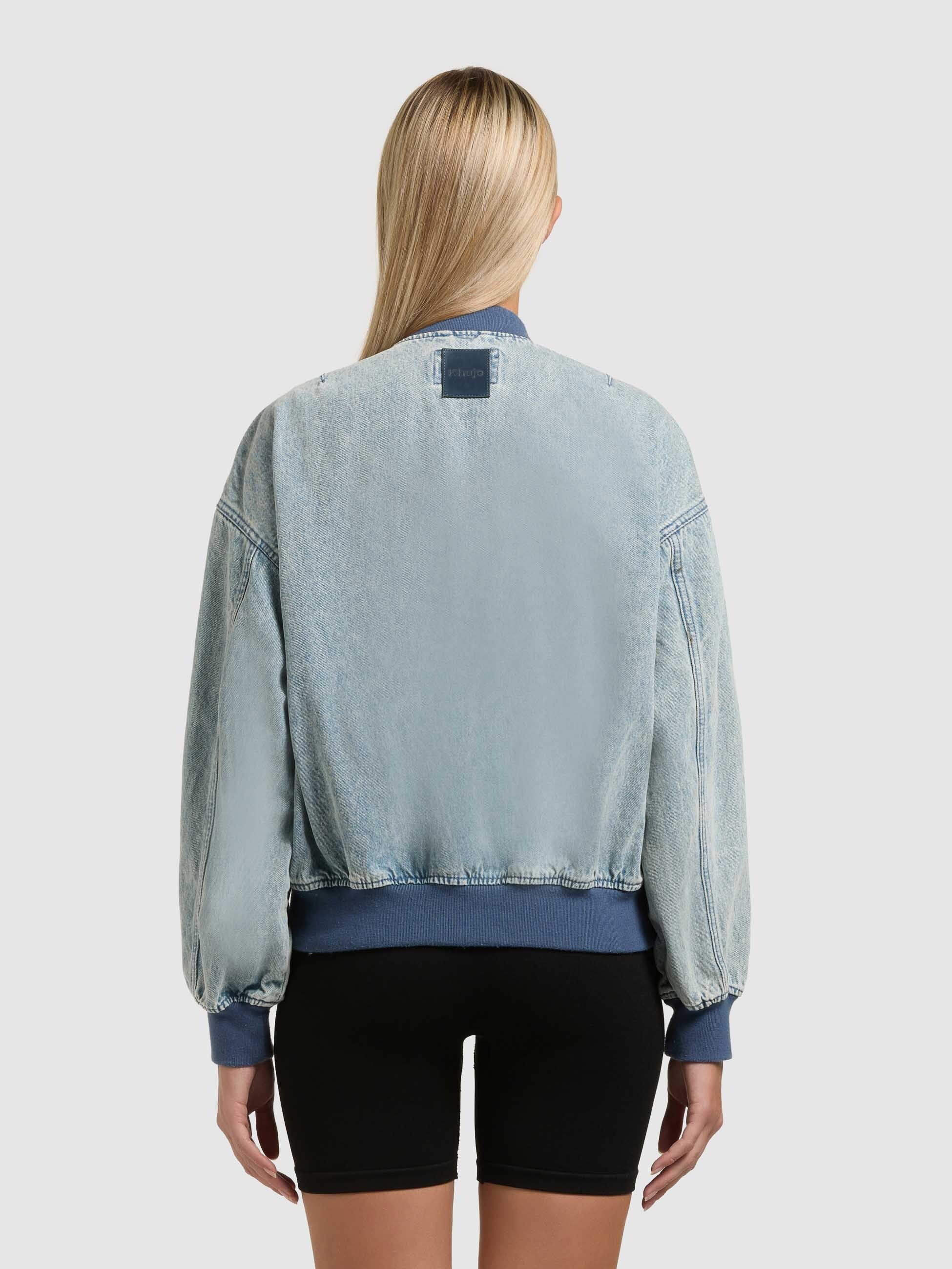 khujo-jacke-clara-light-blue-jeansjacke-blouson image 3