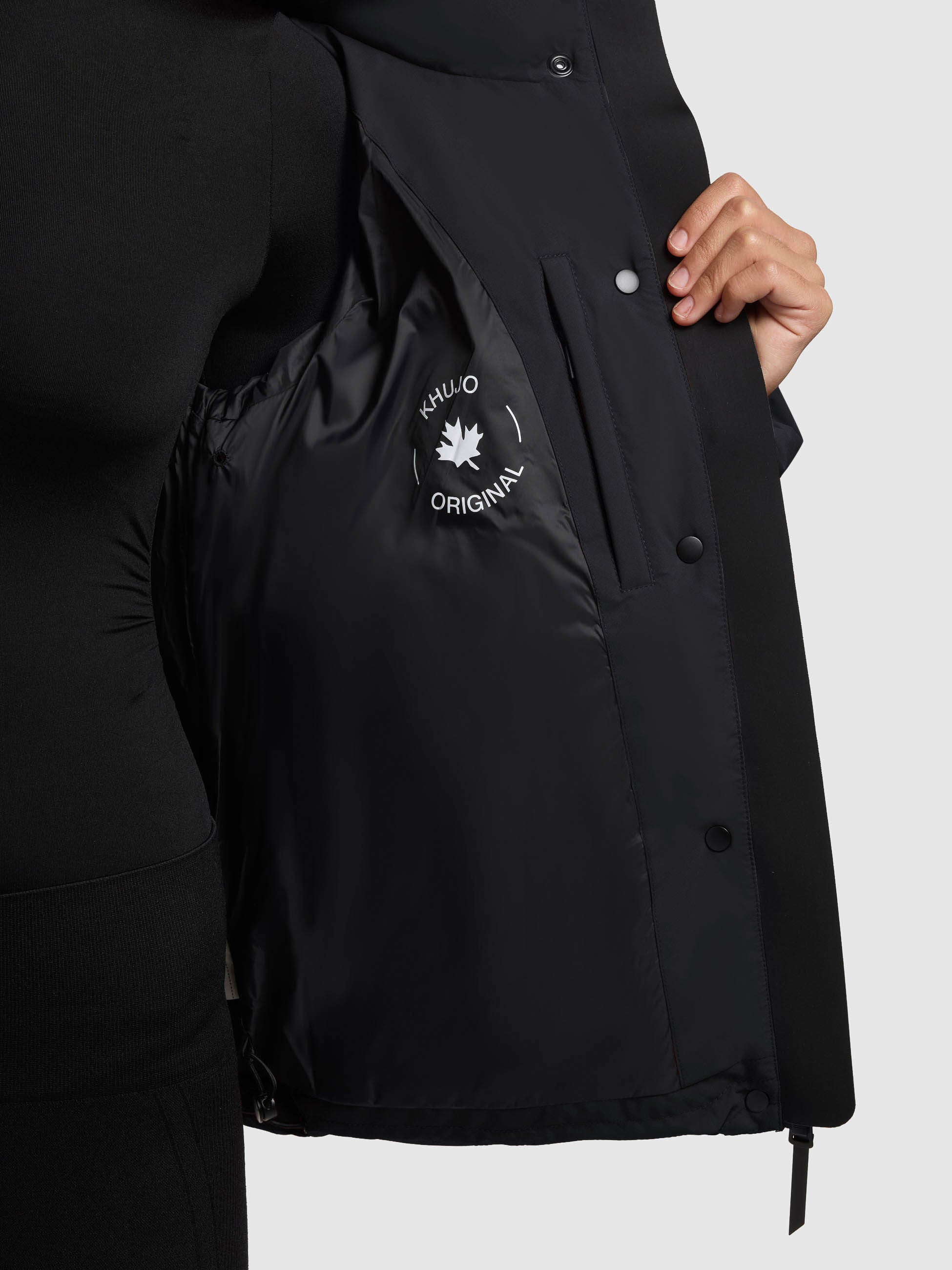 khujo-jacke-rinja2-matt-obrage-grey-steppjacke-damen image 7