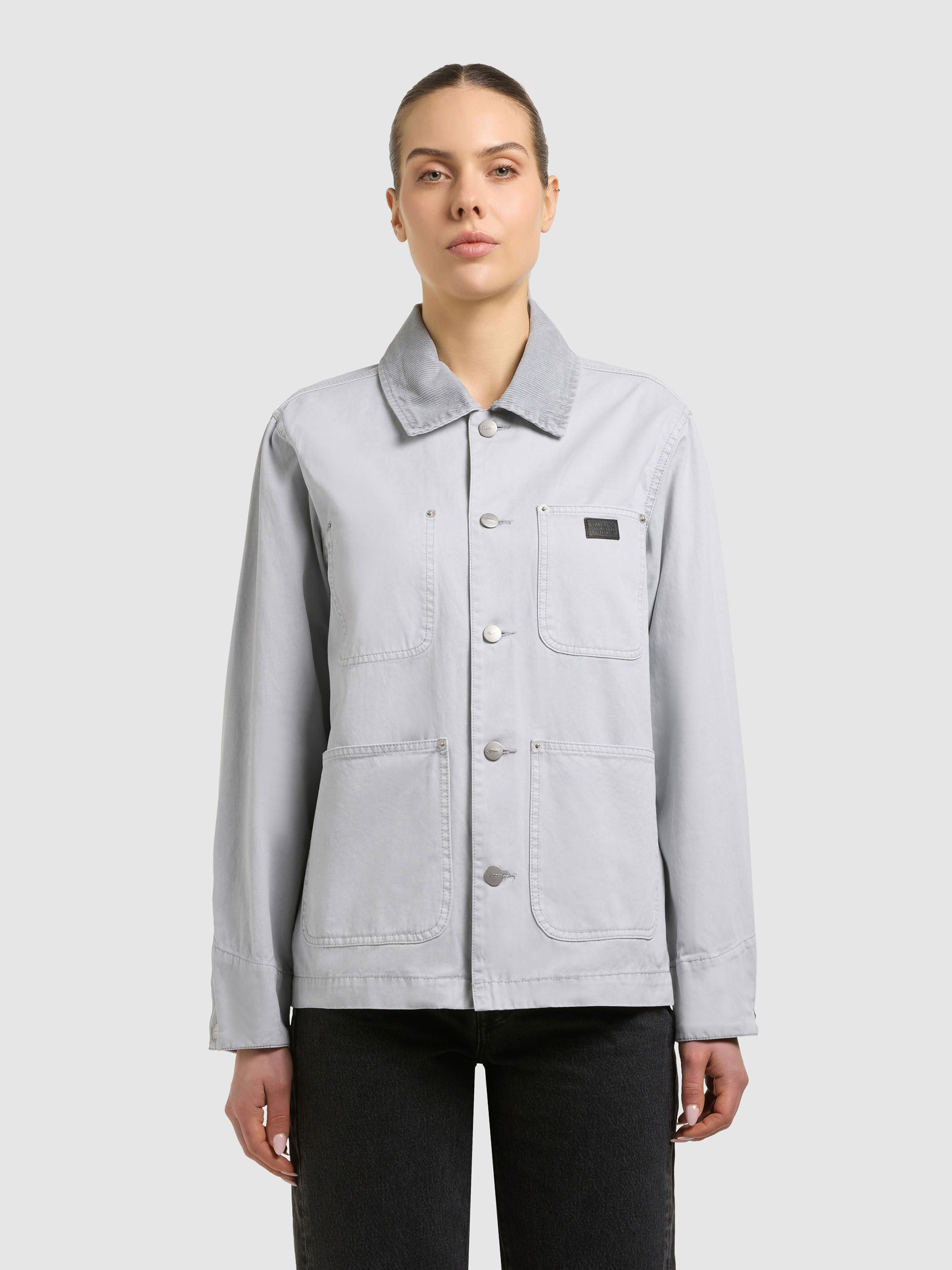 khujo-jacke-suzy-light-grey-fieldjacket-aus-baumwoll-twill-f-r-damen image 4