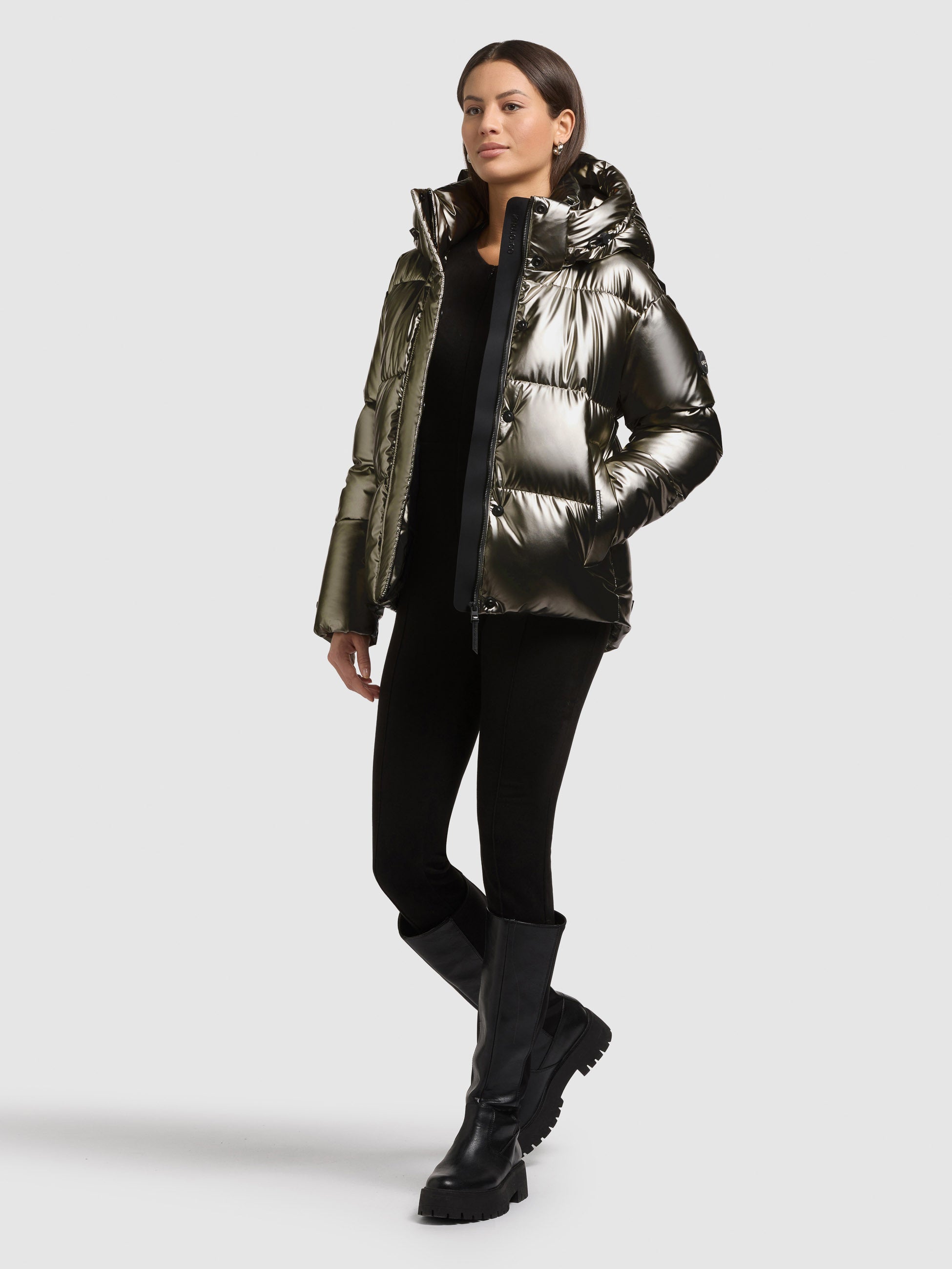 khujo-devina2-shiny-damen-steppjacke-mud-brown-gl-nzend image 2