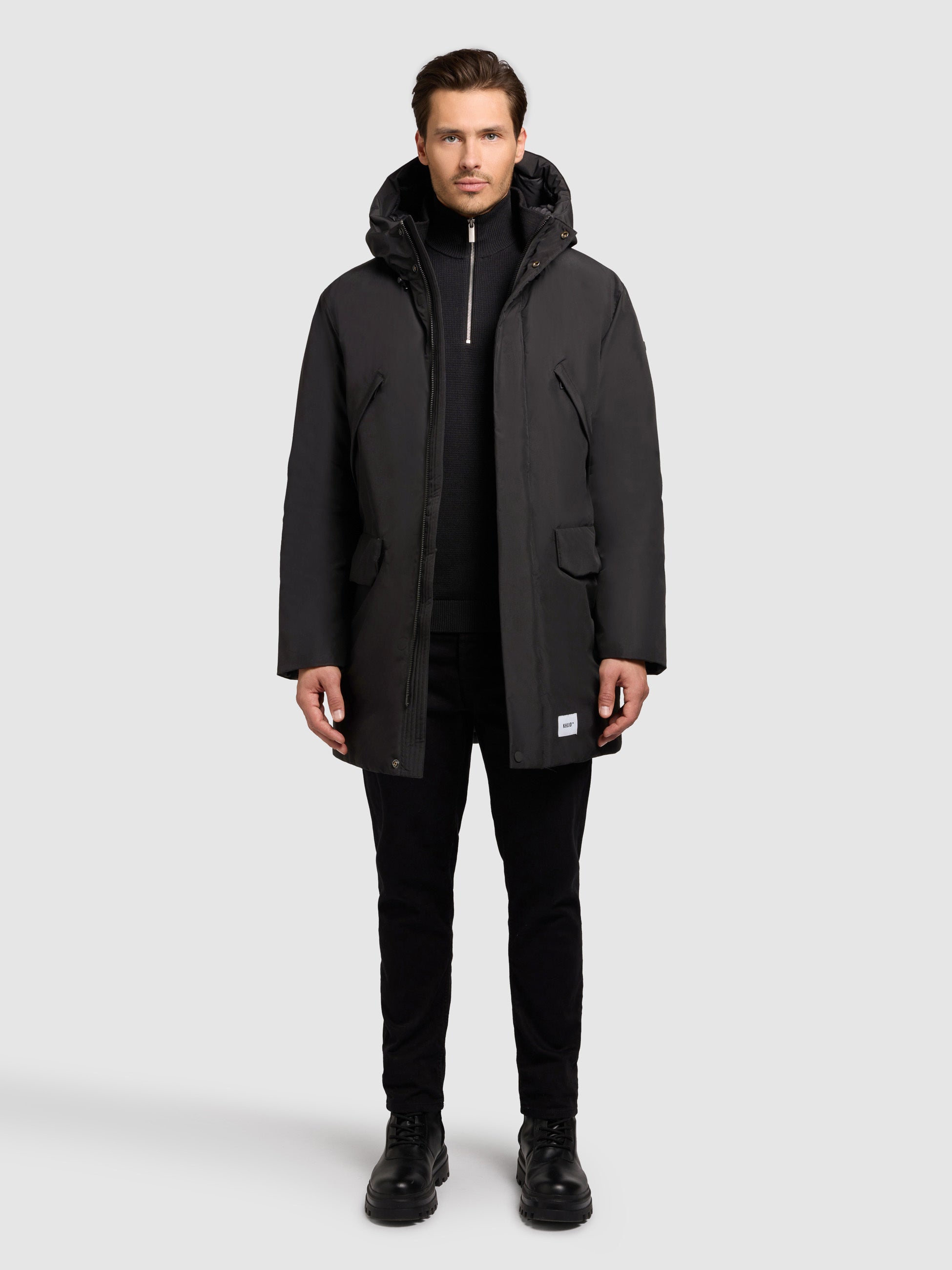 khujo-mantel-figaro-herren-parka-obrage-grey image 1