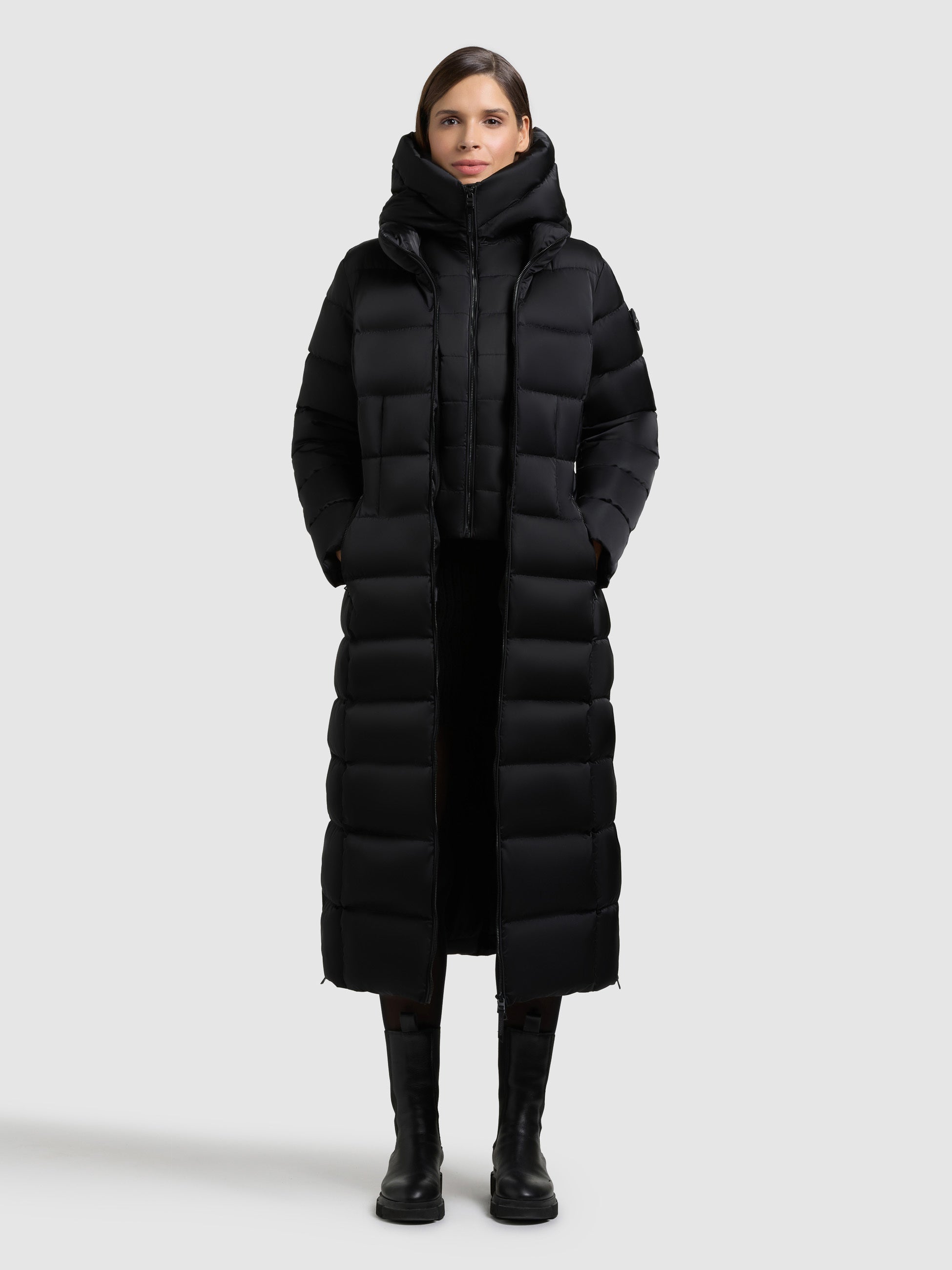 khujo-coat-ginsa-black-steppmantel-damen-wasserabweisend image 1