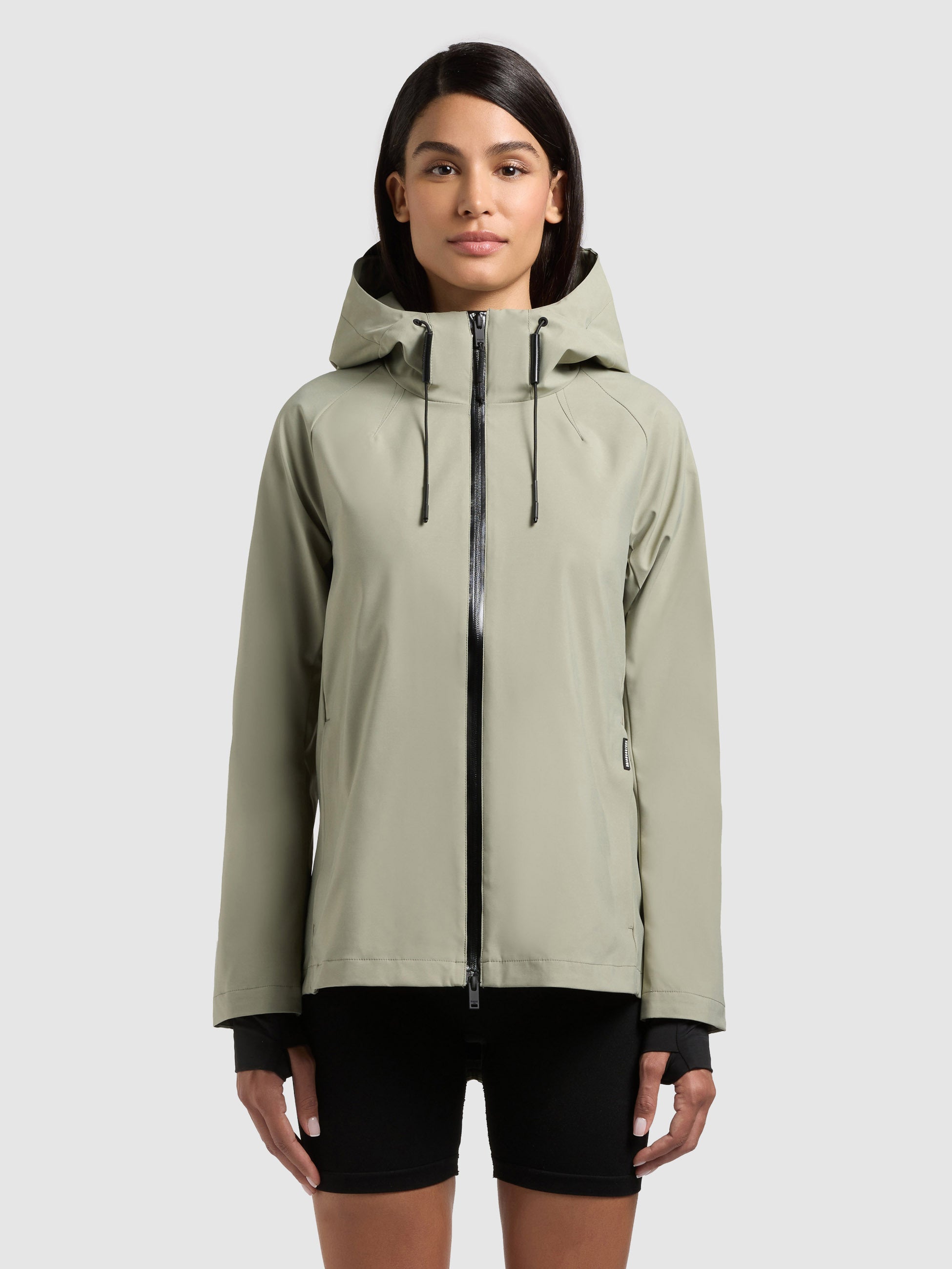 khujo-wrem-reet-green-damen-jacke-mit-kapuze-regenjacke-gr-n image 1