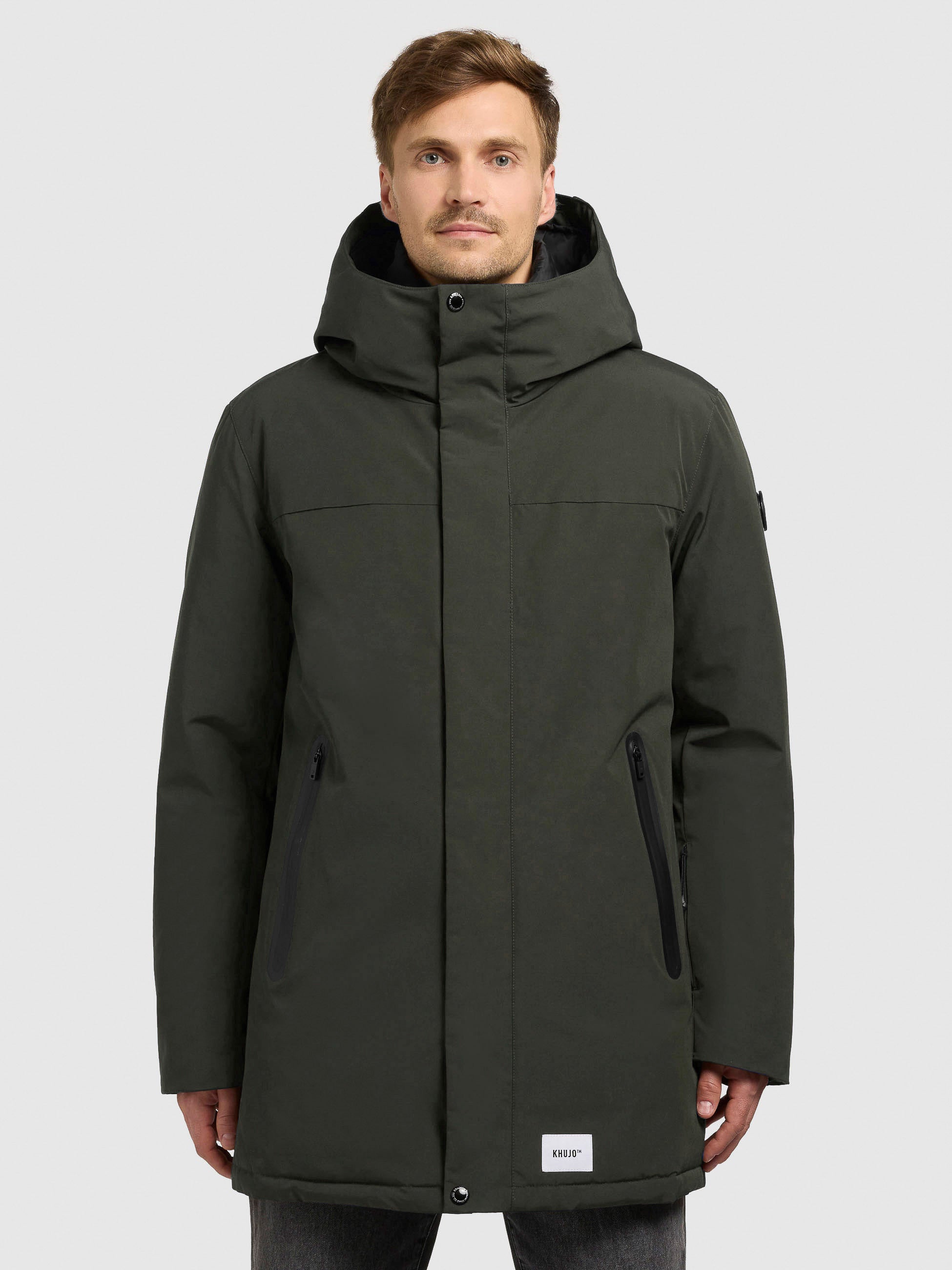 khujo-jacke-kann-dark-green-parka-wattiert image 4