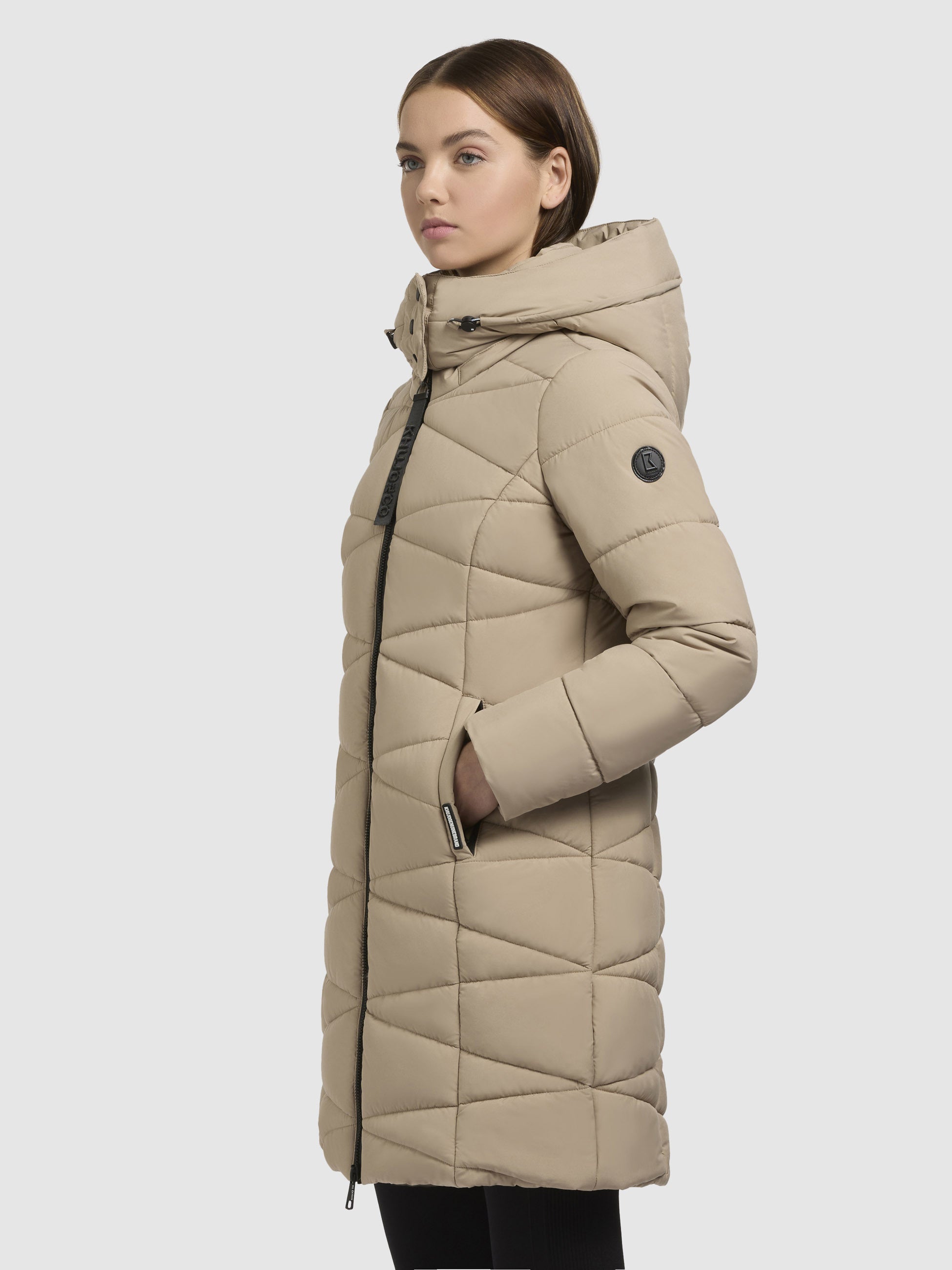 khujo-mantel-fitt3-sand-damen-steppmantel-regular-fit image 5