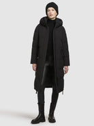 khujo-coat-riad-black-parka-mantel-damen image 6