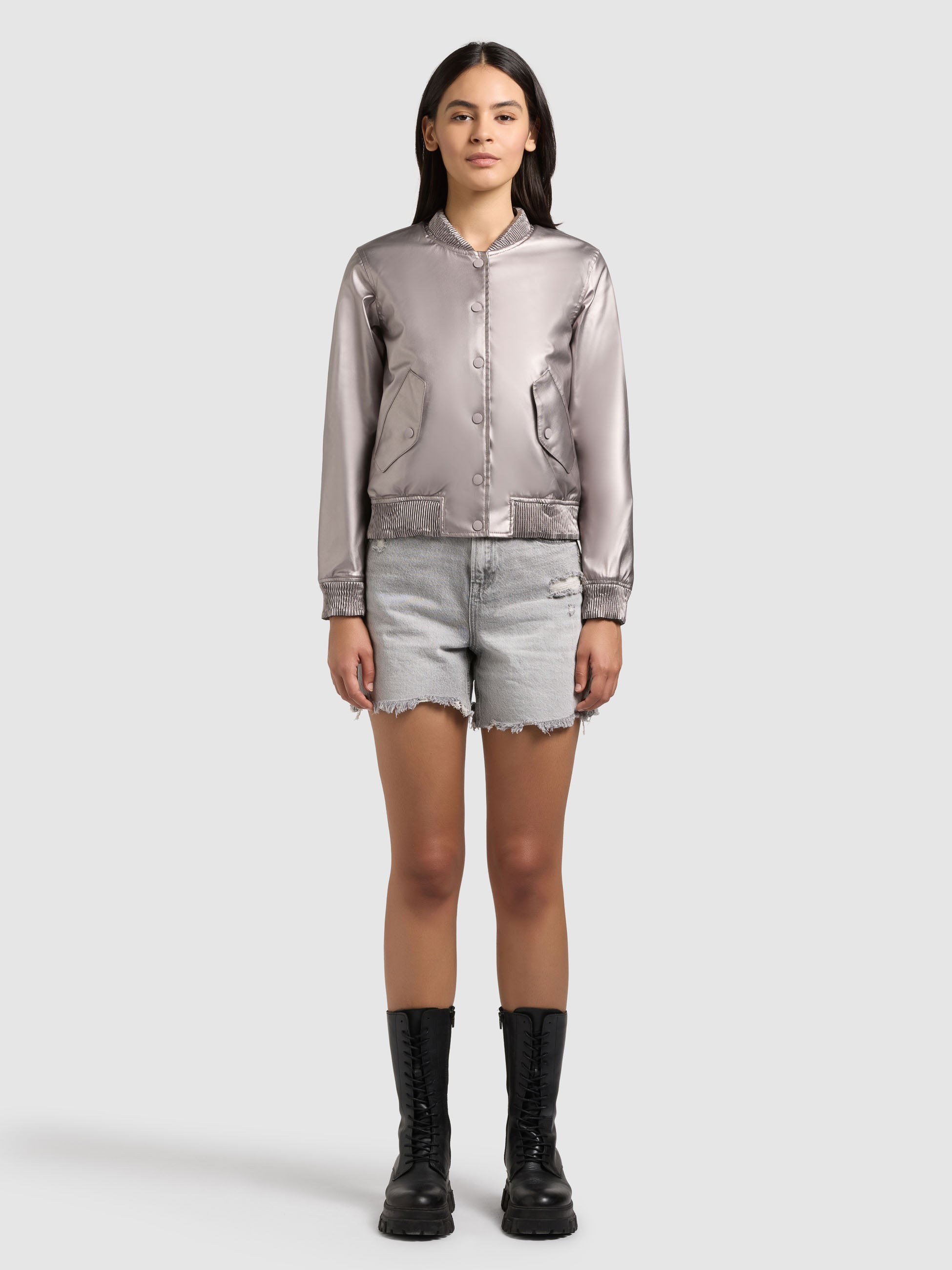 khujo-wendejacke-zeya-black-damen-kunstleder-blouson image 2