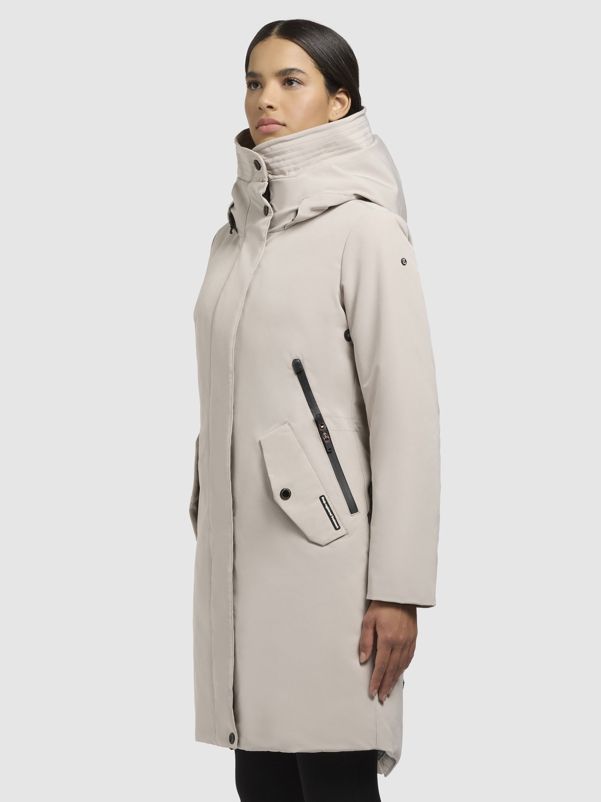 khujo-mantel-charlyn4-hellbeige-wattierter-kurzmantel-f-r-damen image 5
