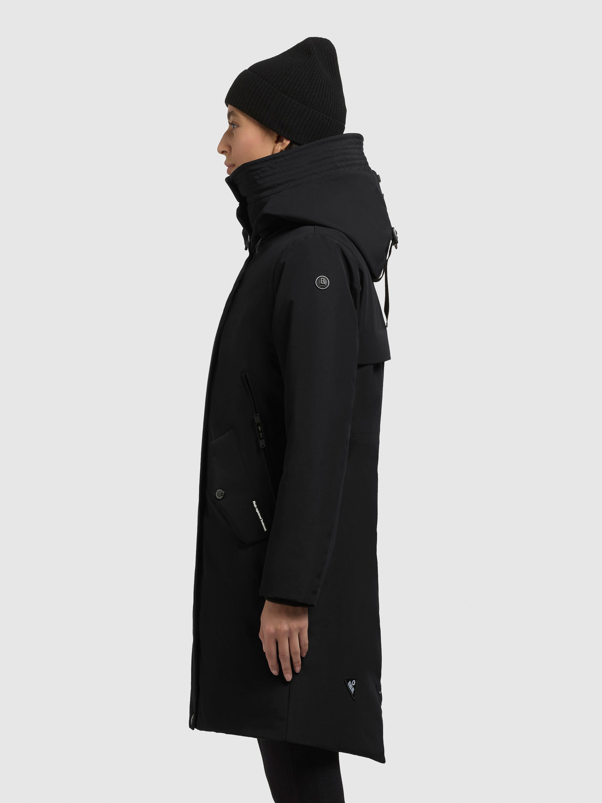khujo-mantel-webb-black-kurzmantel-regular-fit-wattiert image 5