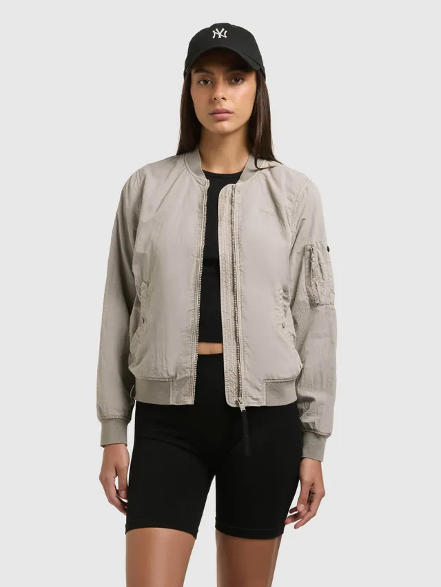 khujo-denz-bomberjacke-damen-bone-beige image 1