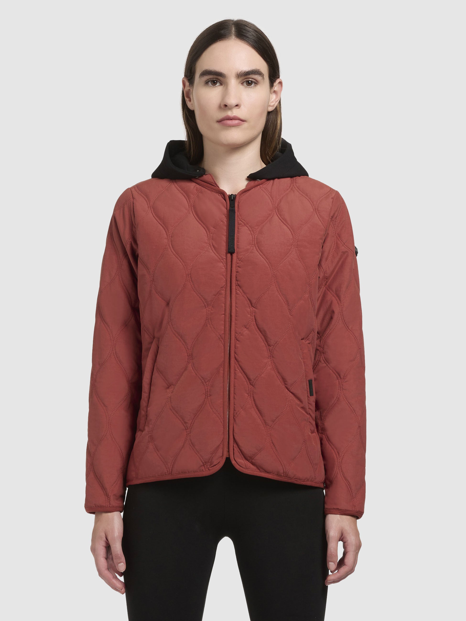 khujo-malar-damen-jacke-rotbraun-h-ftlang-bomber image 4