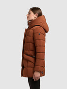 khujo-bric-damen-winterjacke-russet-brown-steppjacke-mit-einsatz image 5