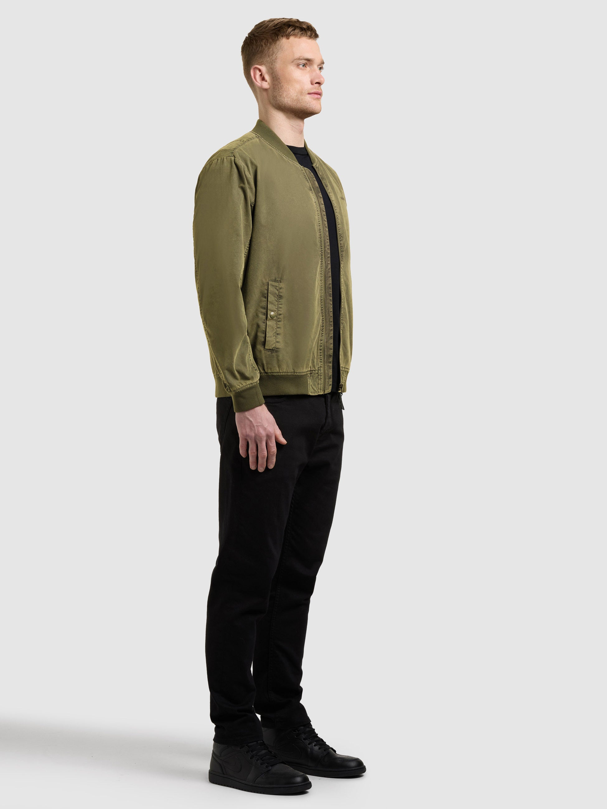 khujo-jacke-ulric-turtle-green-blousonjacke-im-college-stil image 6