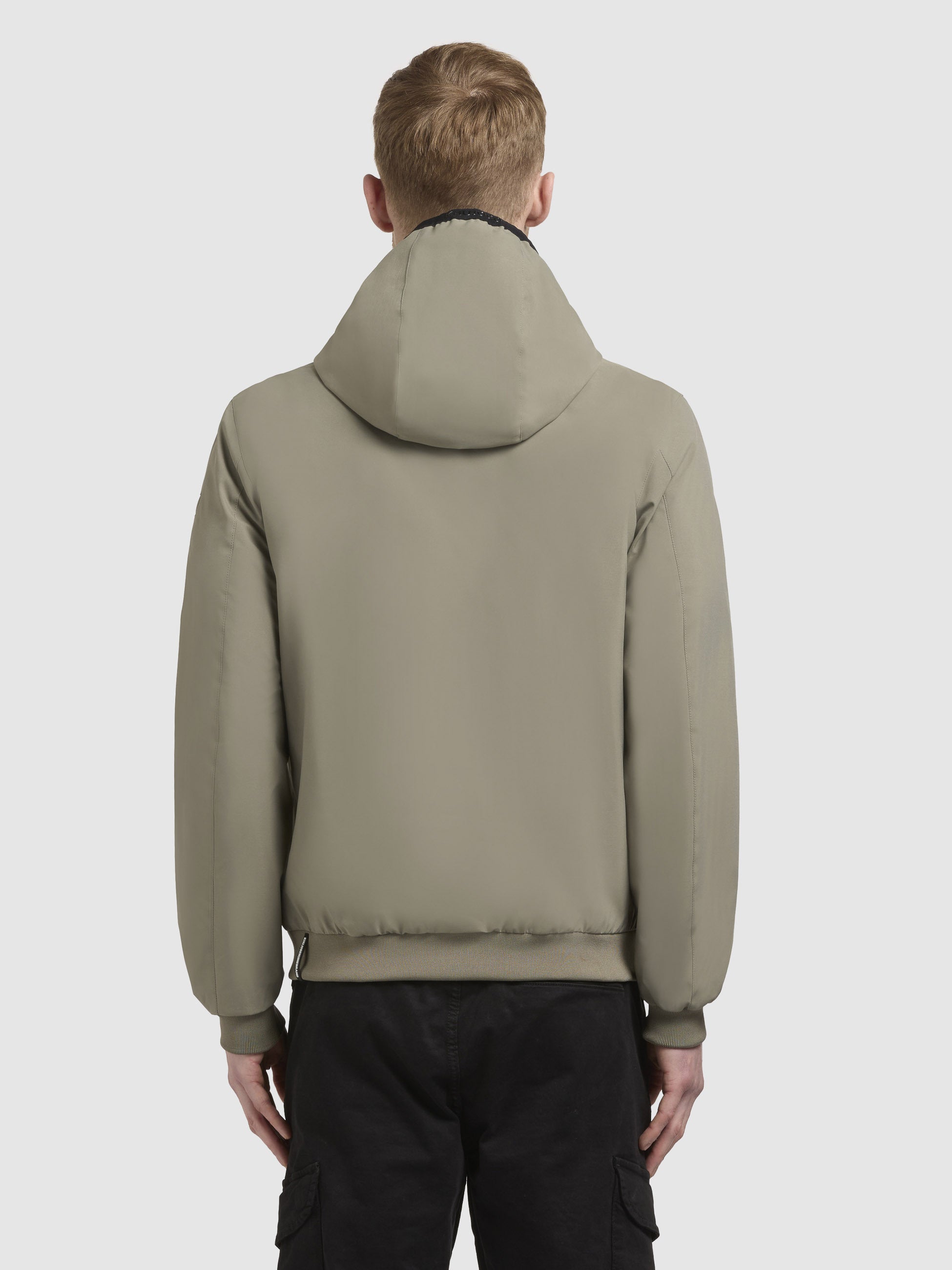 khujo-jacke-larm-graugr-n-kapuzenjacke-regular-fit-wasserabweisend image 3