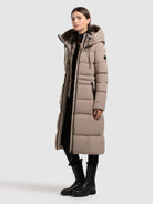 khujo-coat-enakh-steppmantel-greige image 2