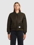 khujo-jacke-kasia-forest-green-bomberjacke-damen-winter-gr-n image 4