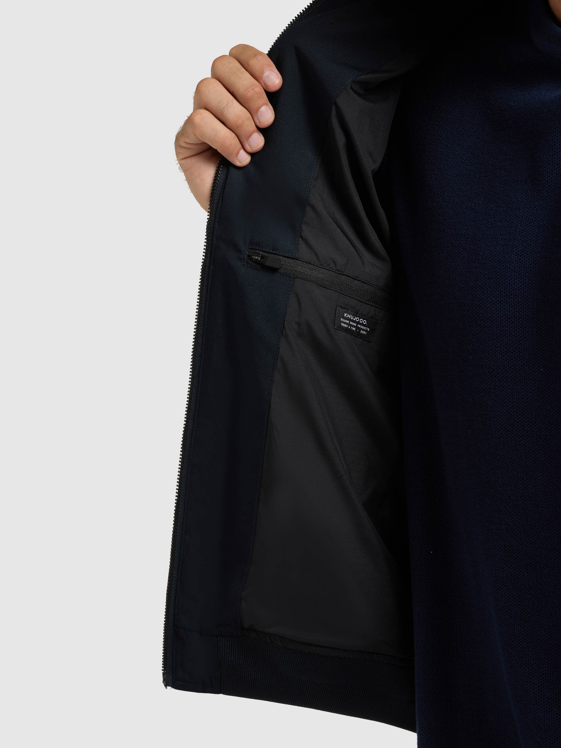 khujo-jacke-agano-atlantic-blue-blouson-collegejacke-h-ftlang image 7