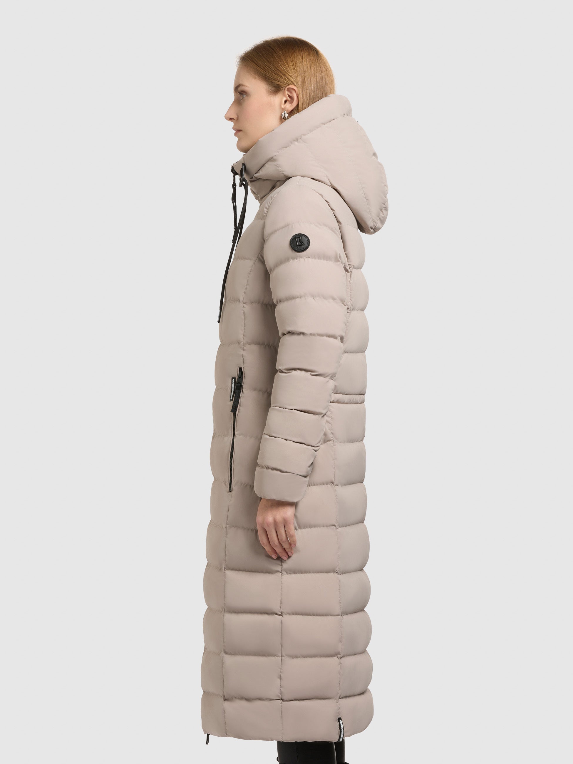 khujo-mantel-cleo-hellbeige-knielanger-damen-parka-steppmantel image 5